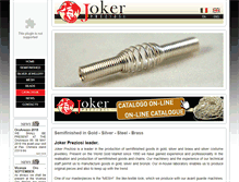 Tablet Screenshot of jokerpreziosi.com